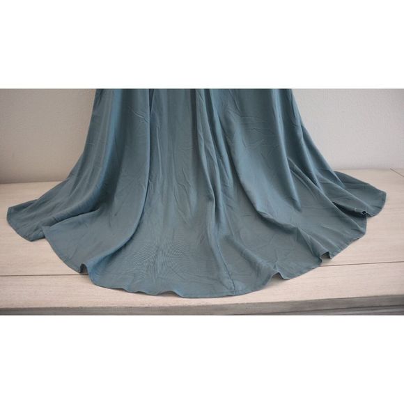 O'Neill FA8415002 Women's Sz S Balsam Green Ambrosio Maxi Woven Skirt - Picture 4 of 9